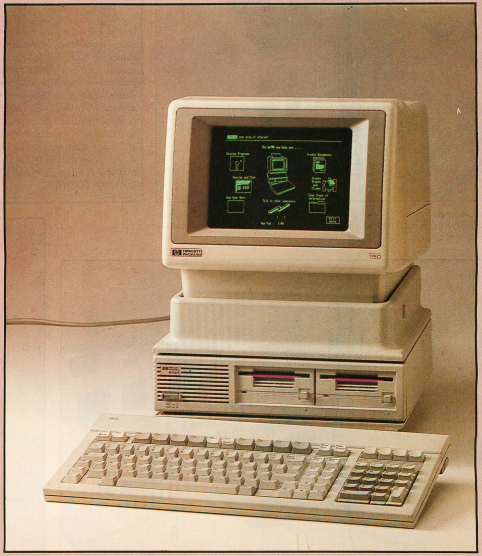 Picture of the HP-150 computer.